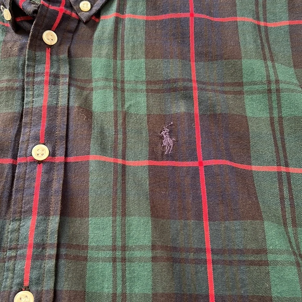 Ralph Lauren classic plaid button down